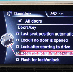 Acoustical Lock Confirm