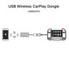 USBWCP01 USB Wireless CarPlay
  Dongle 