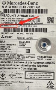 NTG Head Unit Serial NoÂ