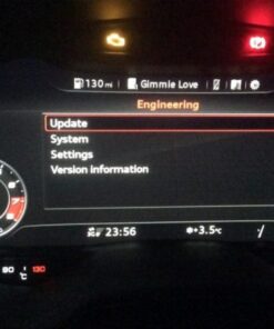 Audi TT Firmware upgrade