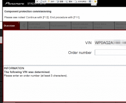 Component protection unlock
