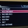 bmw radio frequency change