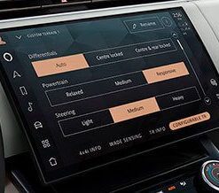 Configurable
  Terrain Response mode