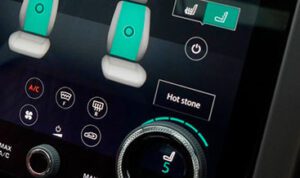 Range Rover Front seat massage mode “Hot Stones”