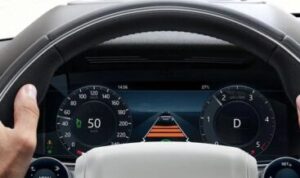 Evoque Traffic Jam Assist function