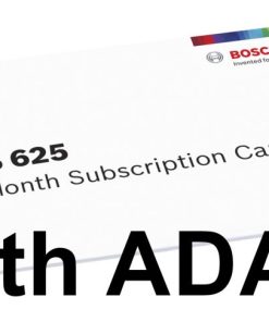 ADS 625/625x ADAS and Diagnostic 12-Month Software Subscription (Bosch 3970-ADAS2-SUB)