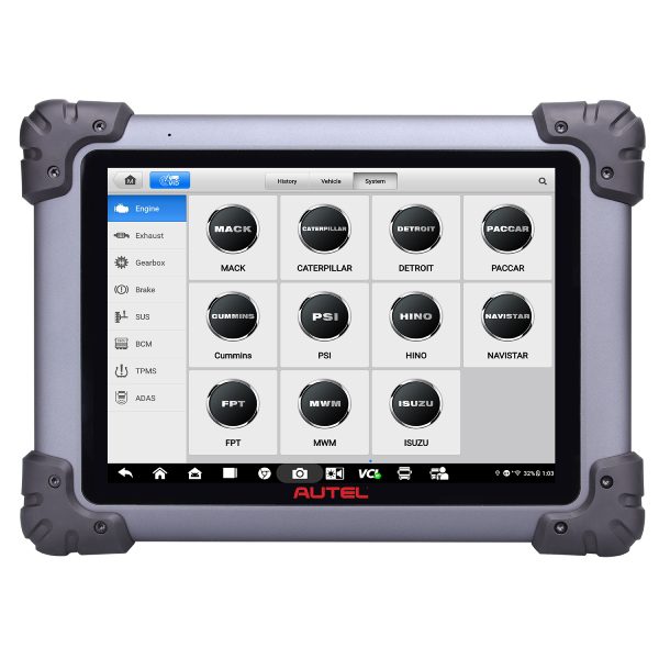 Autel MaxiSys MS908CVII Commercial Vehicle Diagnostics and Service Tablet - Image 2
