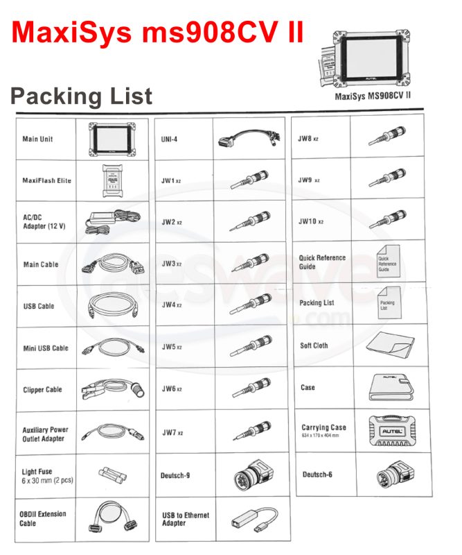 Autel MaxiSys MS908CVII Commercial Vehicle Diagnostics and Service Tablet - Image 4