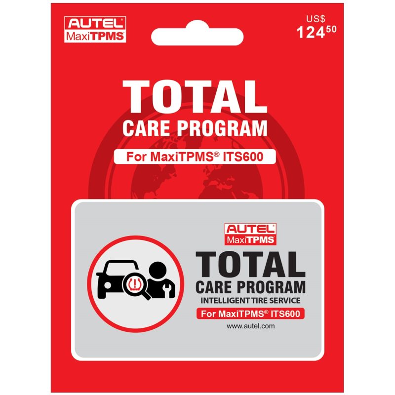 Autel ITS600 and ITS600pro Total Care Program ‐ 1 Year