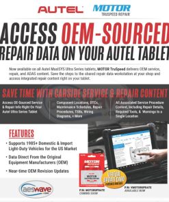 MOTOR TruSpeed Update for Autel Ultra-series tablets (Virtual Card)