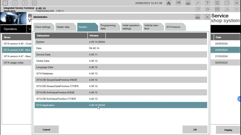 BMW ISTA 4.48.12