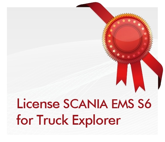Additional SCANIA EMS S6 License for AUTOVEI SCANIA Trucks