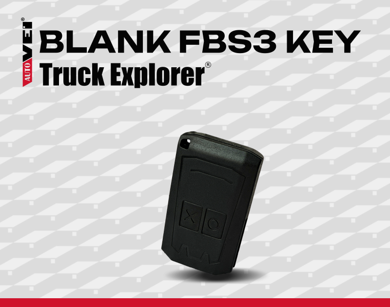 Additional Tool Blank FBS3 Key of Truck Explorer