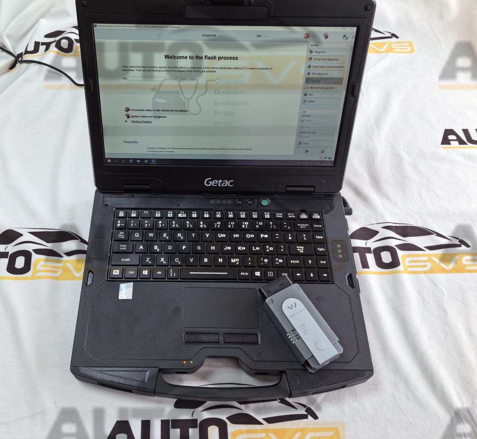 Audi 6154B+6150F Original Diagnostic Tool and Laptop