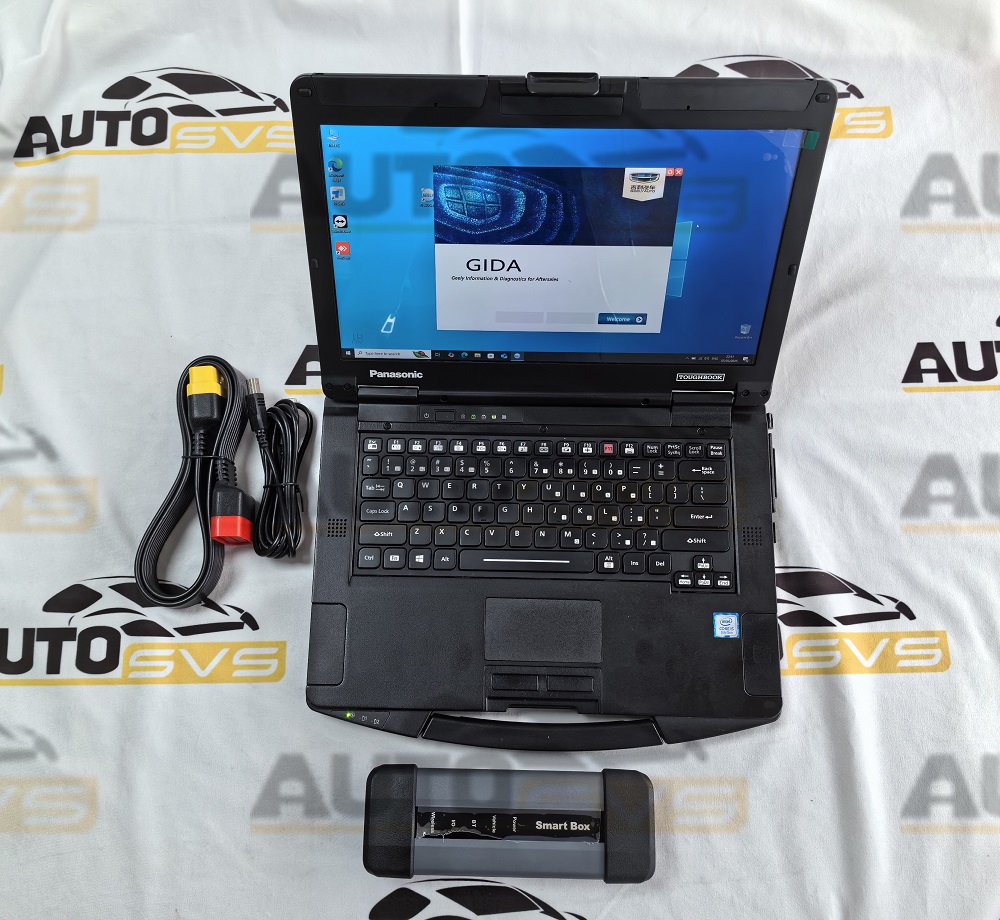 G-ADS Original Diagnostic VCI and GIDA system with FZ55 Laptop for Geely