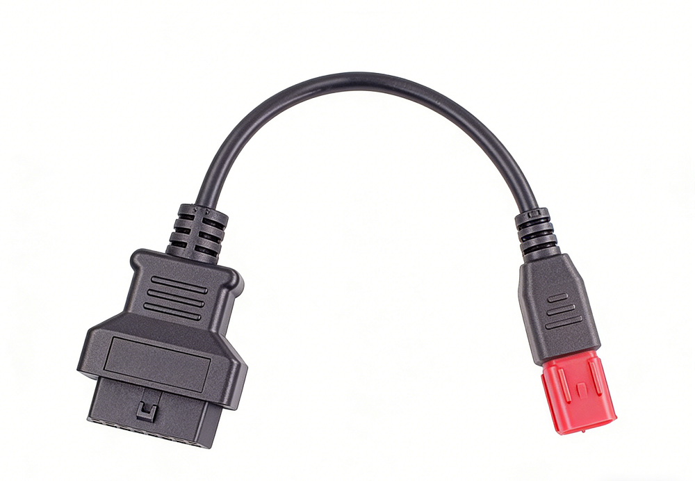 Euro V China Stage IV 6Pin to OBD2 Cable