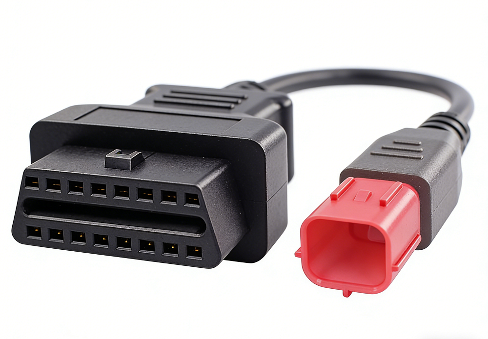 Euro V China Stage IV 6Pin to OBD2 Cable