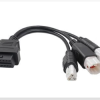 Female OBD-II to Yamaha 3P+3P+4P Adapter Cable