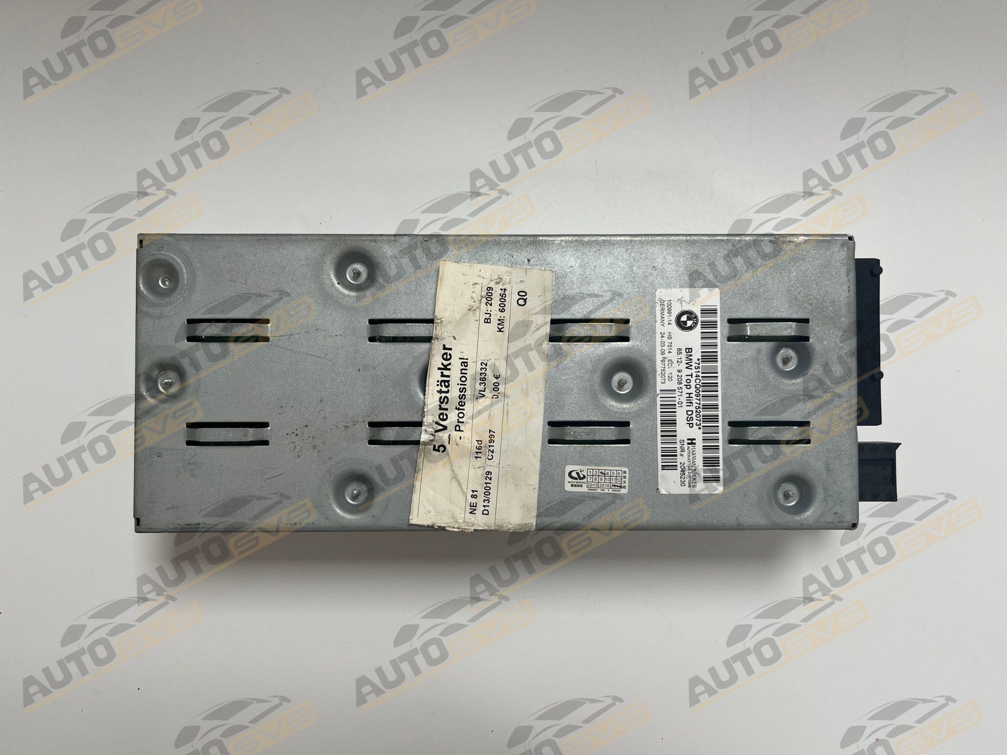 Harman Decker Top Hifi DSP Audio System Amplifier 65129208571 for BMW