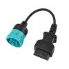 J1939 9-pin to OBD2 16 pin heavy-duty truck diagnostic adapter cable