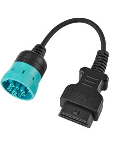 J1939 9-pin to OBD2 16 pin heavy-duty truck diagnostic adapter cable