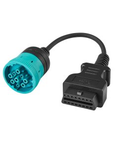 J1939 9-pin to OBD2 16 pin heavy-duty truck diagnostic adapter cable