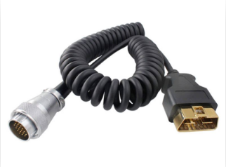 Metal OBD2 Male to R20 Pin Connector Cable
