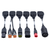 Multi-Brand Motorcycle Diagnostic OBD2 Cable Set