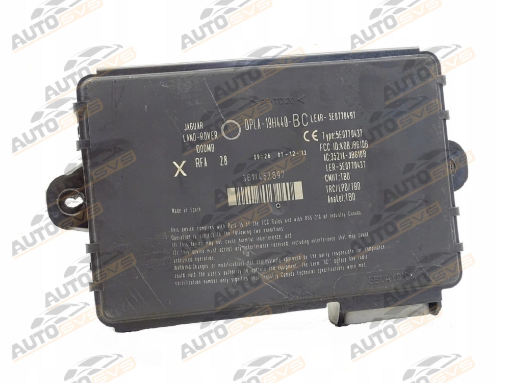 OEM Used DPLA-19H440-BC Keyless Entry Control Module for Land Rover Jaguar