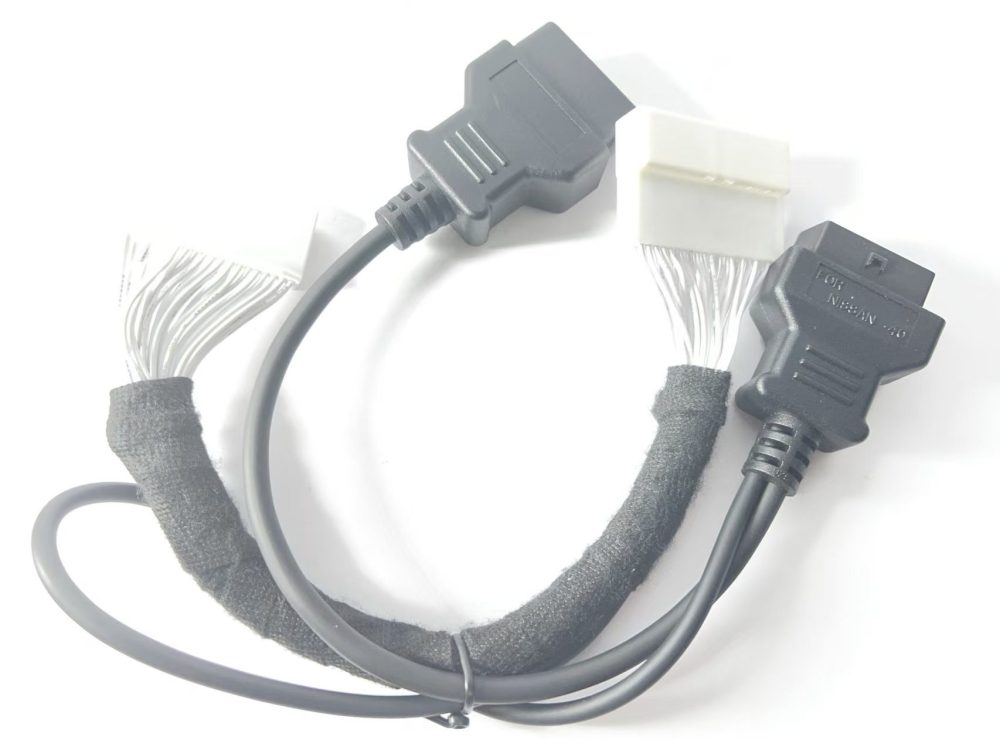 Nissan 40pin Y cable with OBDM2F