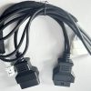 Y-cable 30Pin IMIO cable with 0BDM2F for Toyota