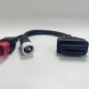 3Pin + 6Pin 2in1 Motorcycle OBD2 Adapter Diagnostic Connector For Yamaha