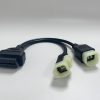4-PIN + 6-PIN to 16-PIN OBD2 Adapter Cable for KTM Honda Motorbikes