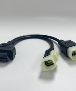 4-PIN + 6-PIN to 16-PIN OBD2 Adapter Cable for KTM Honda Motorbikes