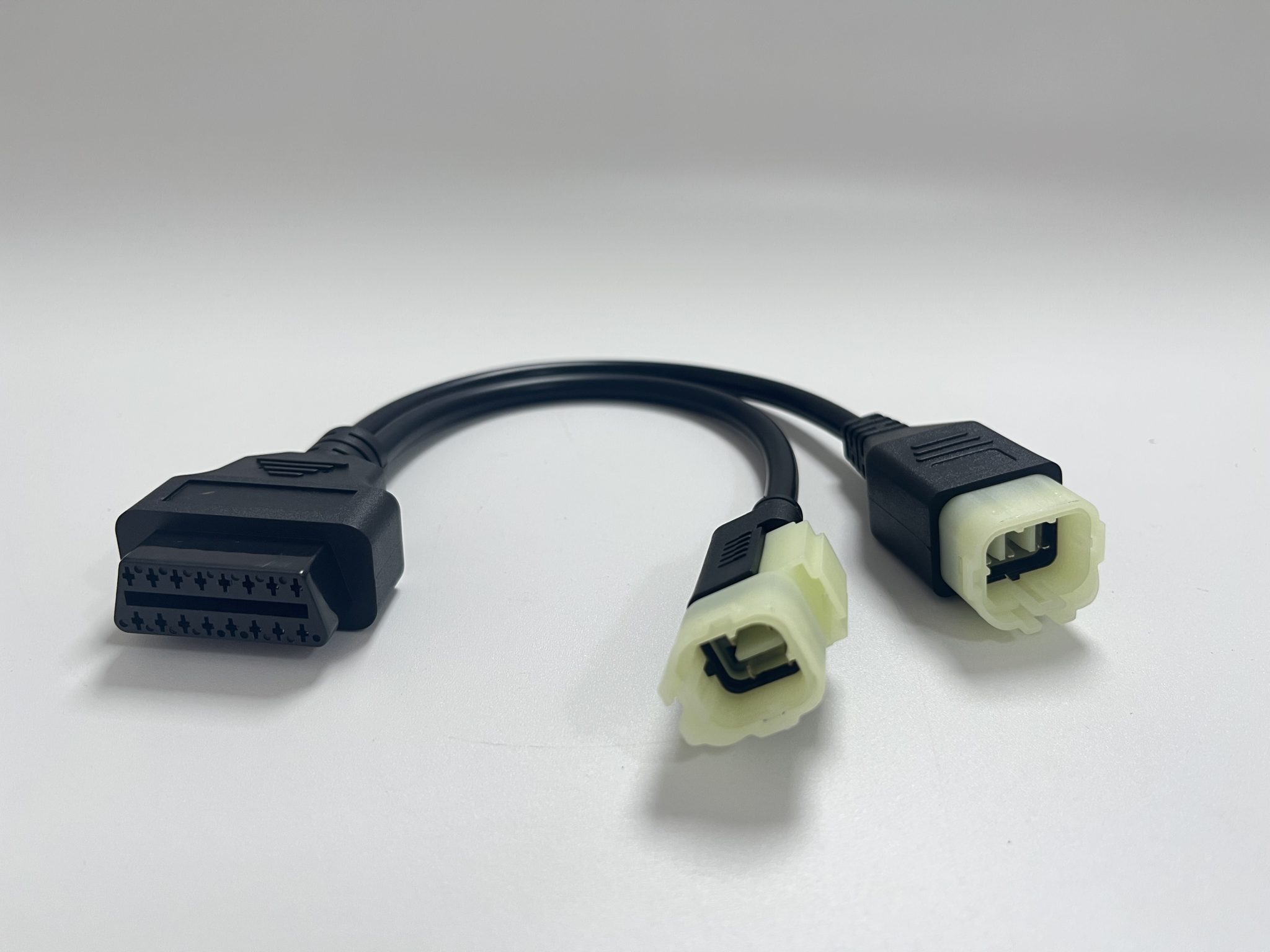 4-PIN + 6-PIN to 16-PIN OBD2 Adapter Cable for KTM Honda Motorbikes