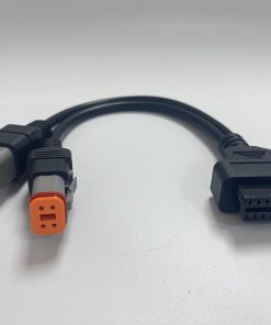 4-Pin+6-Pin 2 in 1 Motorcycle OBD2 Scanner Adapter Cable for Harley Davidson