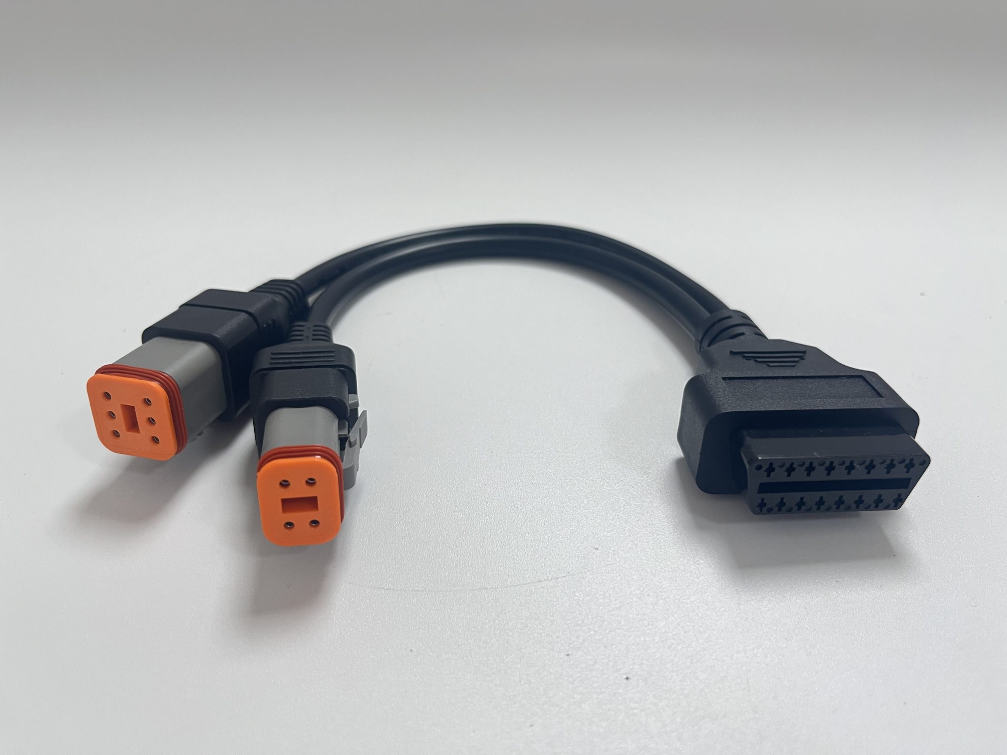 4-Pin+6-Pin 2 in 1 Motorcycle OBD2 Scanner Adapter Cable for Harley Davidson