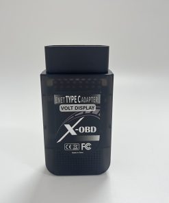 X-OBD Enet Type C Adapter With VOLT Display for DOIP-based Vehicles Diagnosing and Coding