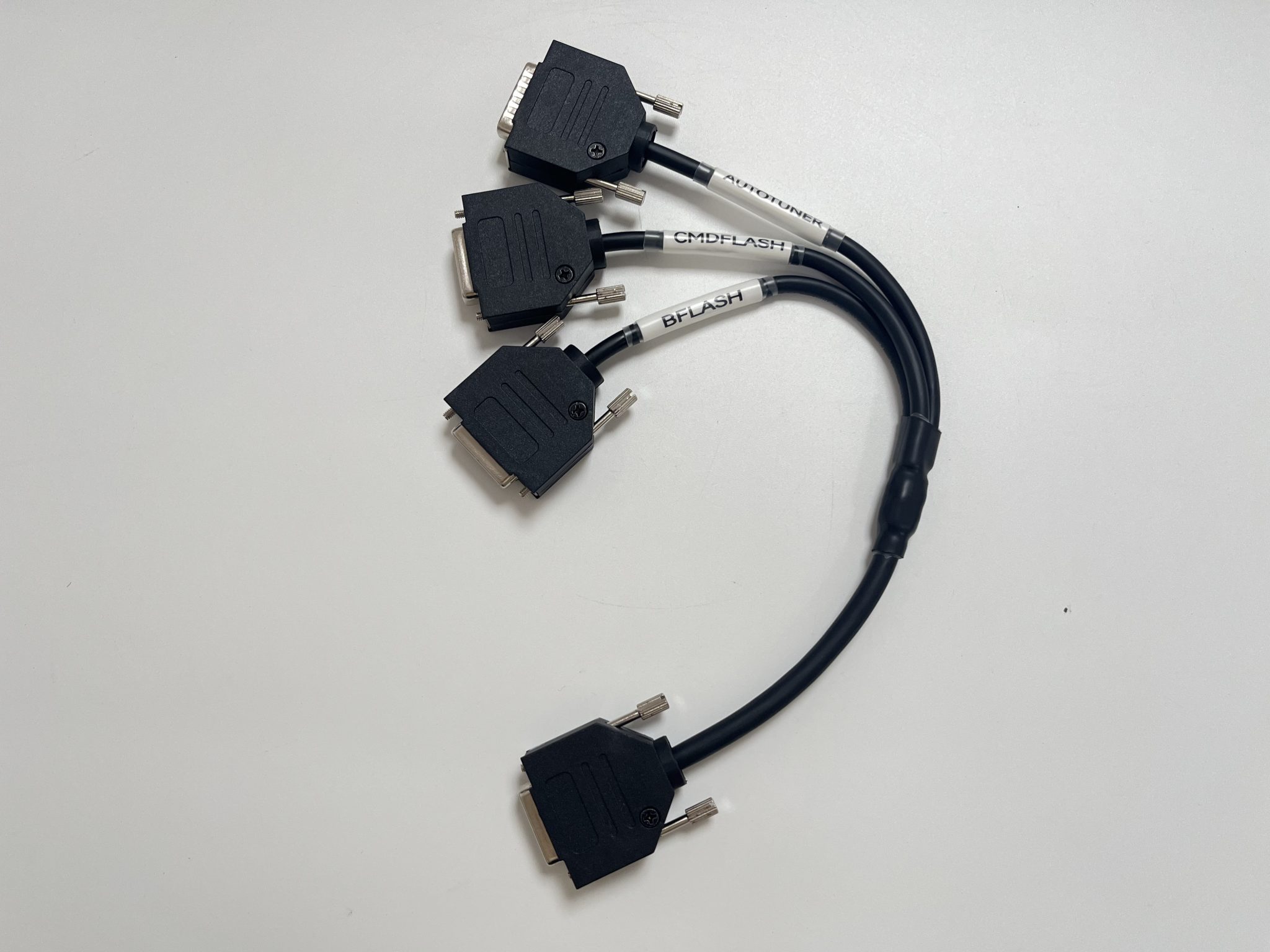 DB25 1-to-3 Y-split Adapter Cable for Automotive ECU/TCU Flashing Tuning Tools