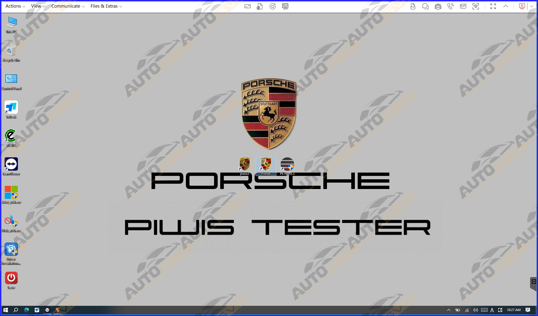 PIWIS 4 V43.600 System with Getac Laptop for Porsche Supports PPN Remote